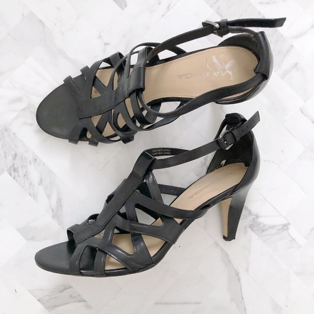 VIA SPIGA Leather Sandals Size 8.5M‎